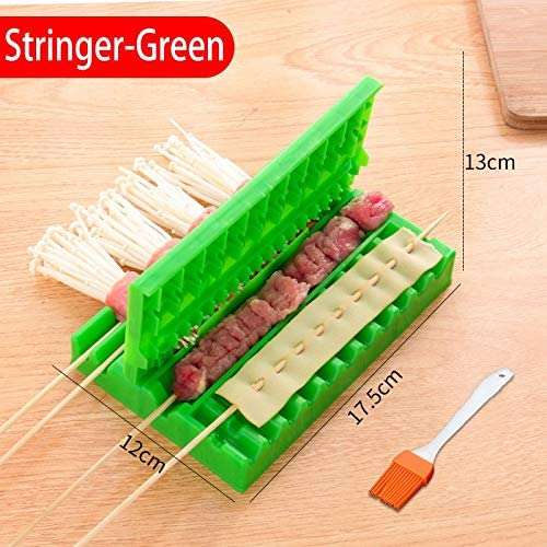 Barbecue Stringer Skewers Kebab Maker Box Machine