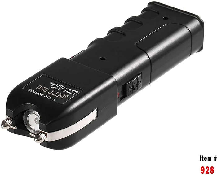 Self-Defense Stunt Gun With Flashlight
