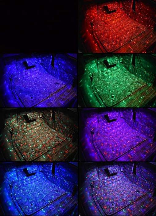 Bottom Car Seat Star Lights