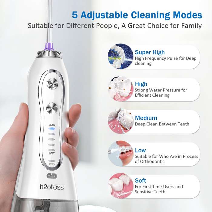 HF-6 h2ofloss Portable Oral Irrigator