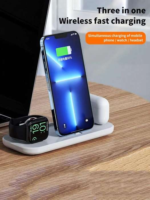 Wireless Charger 3 In 1 Wireless Charging Dock