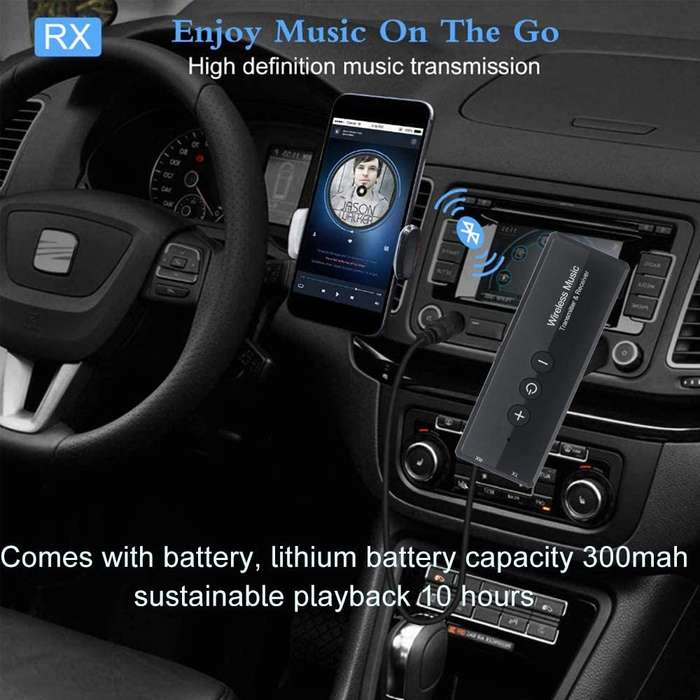 Bluetooth 5.0 Transmitter and Receiver for TV,PC ,Car Headphones