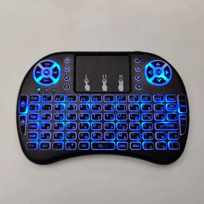 Backlight Wireless Keyboard 2.4GHz Air Mouse English Russian Version for Android TV BOX Mini PC S...