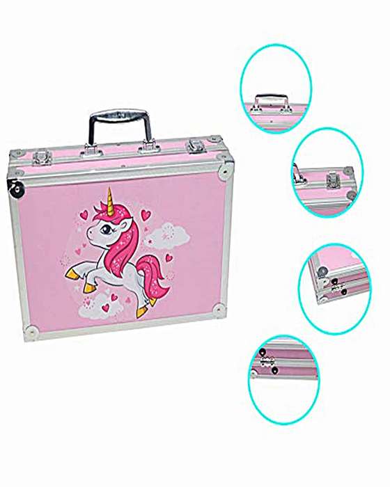 Unicorn Art Set with Aluminum Box for Kids - (145Piece)