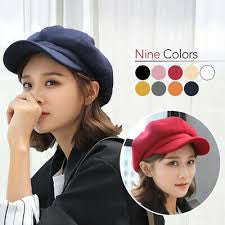 Beret Hats Women Winter French Hat Girls Solid Color Fashion Autumn Winter Beret