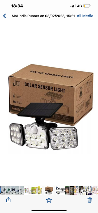 Solar Sensor Light