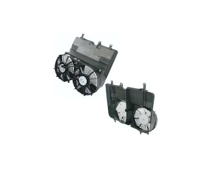 Quantum 2.5 / D4D 2.7 Radiator Fan Twin Set With Shroud