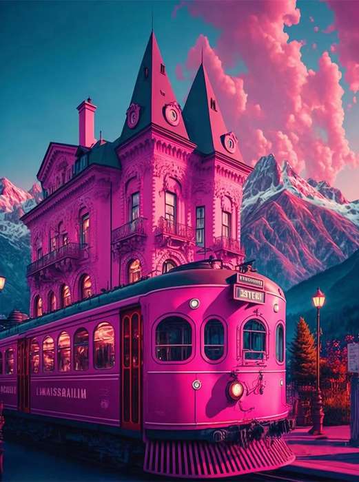 Pink train