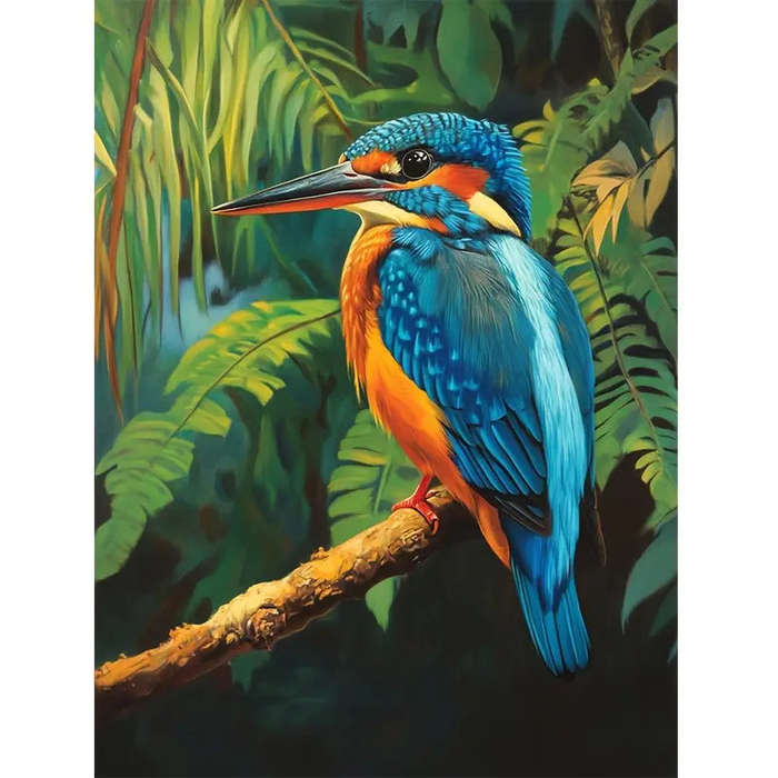 Blue and green bird