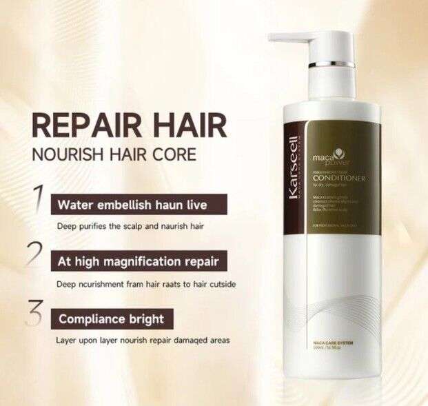 KARSEELL Maca Essence Repair Conditioner for Dry Damaged Hair 500ml