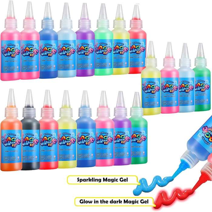 Magic Water Elf Toy Kit Aqua Gel Craft Set With 20 Gels Animal Molds
