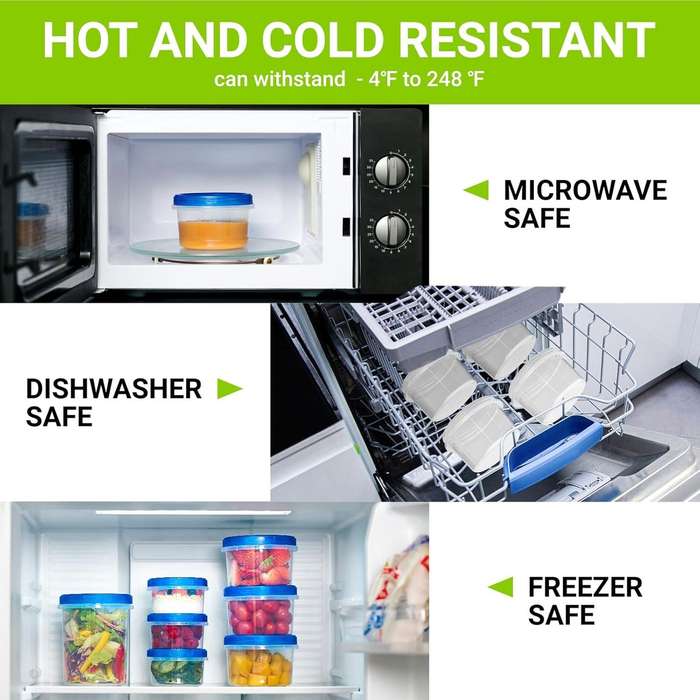 Food Storage Containers Airtight BPA-Free Plastic Food Container Meal Prep