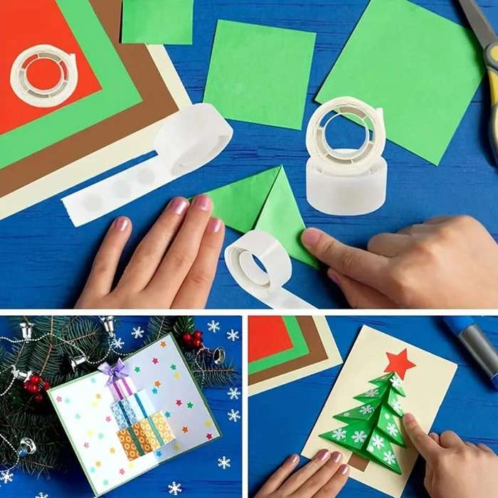 600 Adhesive Glue Dots Double-Sided Sticky Point Rounds for Balloon Arches