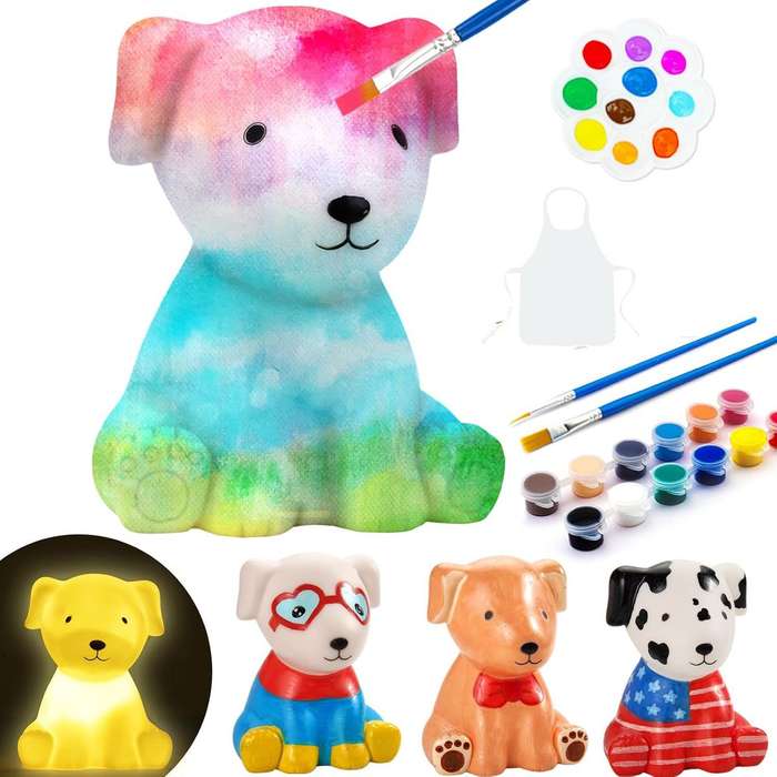 Paint Your Own Lamp DIY Painting Kit for Kids Ages 4-12 Arts & Crafts Set