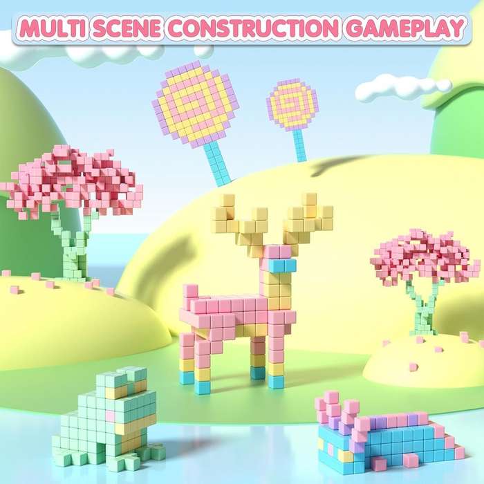 45-piece Magnetic Blocks STEM Magnet Building Cubes for Kids Toddler Learning