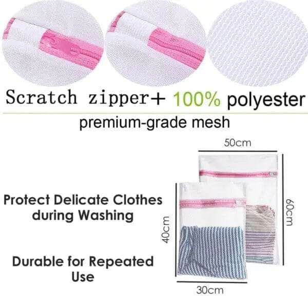 8 Pcs Underwear Bra Organiser Set With Mesh Bag