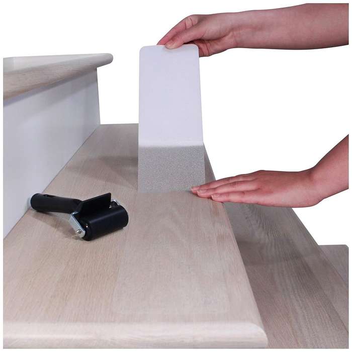 15 Pack Clear Non-Slip Stair Tape Traction Grip To Tubs Boats-76x15cm