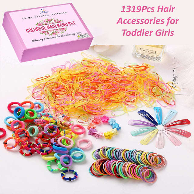 1119 Hair Clip Tie Accessories For Little Girls Rubber Band Ponytail Holder