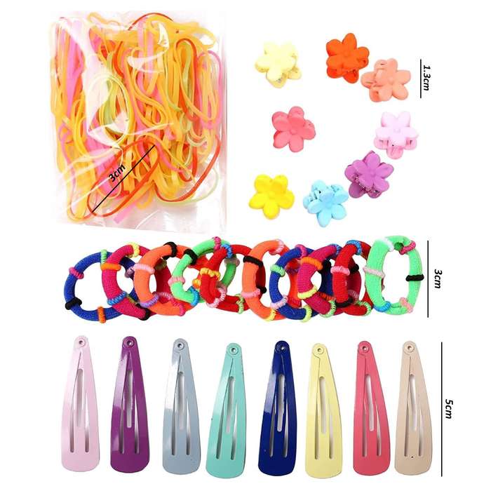 1119 Hair Clip Tie Accessories For Little Girls Rubber Band Ponytail Holder