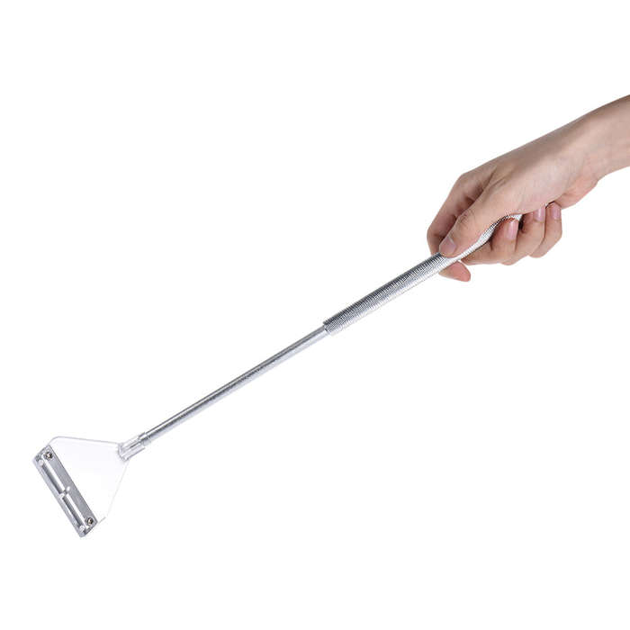 Glass Aquarium Algae Scraper Fish Tank Cleaner Cleaning Tool Adjustable Size with Alternative
