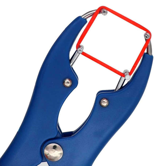 Castration Bander Pliers with 100 Pcs Castrator Rings Forceps Pliers Tail Docking for Cattle