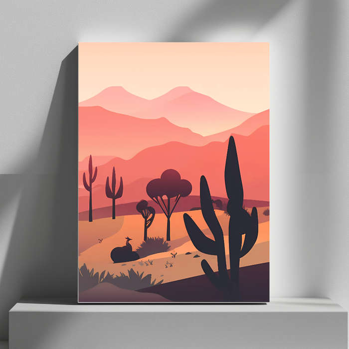 Mounted Wall Art Decor Print - Vibrant, Elegant and Ready to Hang