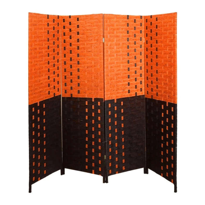 Partition Room Divider - Folding Foldable 4 Panel Privacy Screens Room Divider