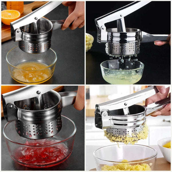 Stainless Steel Potato Ricer Masher  - Multiâfunction Stainless Steel Food Ricer Masher Fr...Stainle