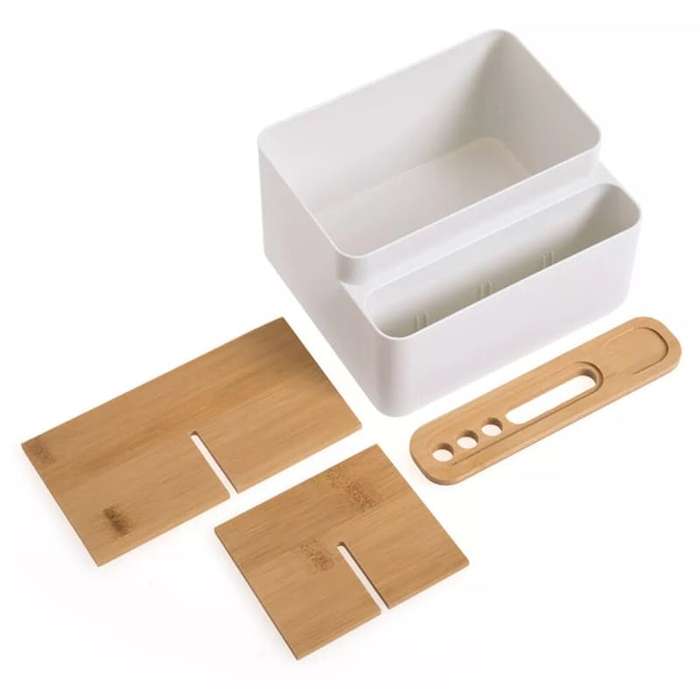 4 Grid Multifunctional Desk Organizer