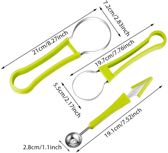 4 In 1 Stainless Steel Fruit Carving Tools Set