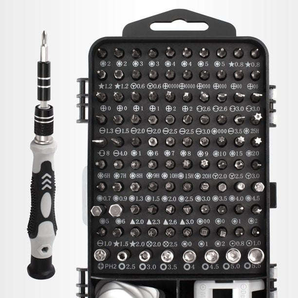115 Multipurpose Magnetic Precision Screwdriver Bits & Mini Tool Kit