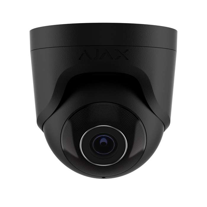 AJAX Security - 5MP IP Black Turret Camera with a 4.00 mm focused Lens | AJAX-TURRET-5MP-4-B