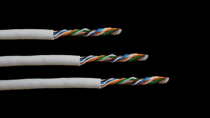Essential CAT6 Indoor Ethernet Cable 100m Grey Solid Copper UTP Pull Box | CAT6-100-SC-GEN