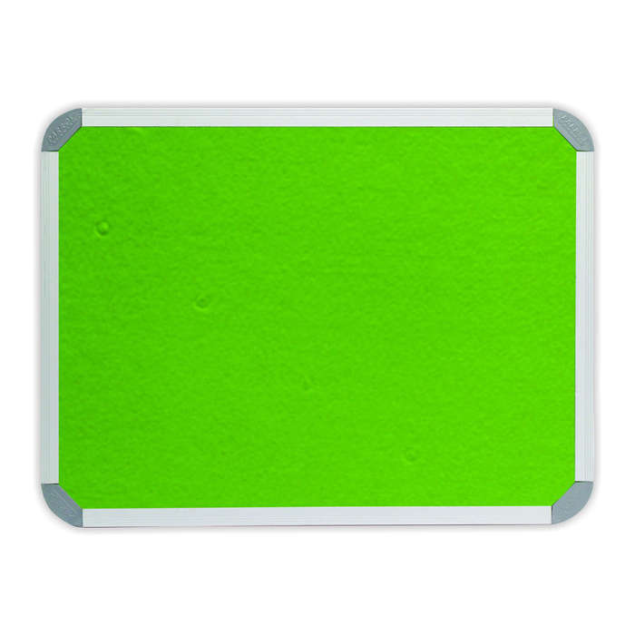INFO BOARD ALUMINIUM FRAME 1200*900MM LIME GREEN