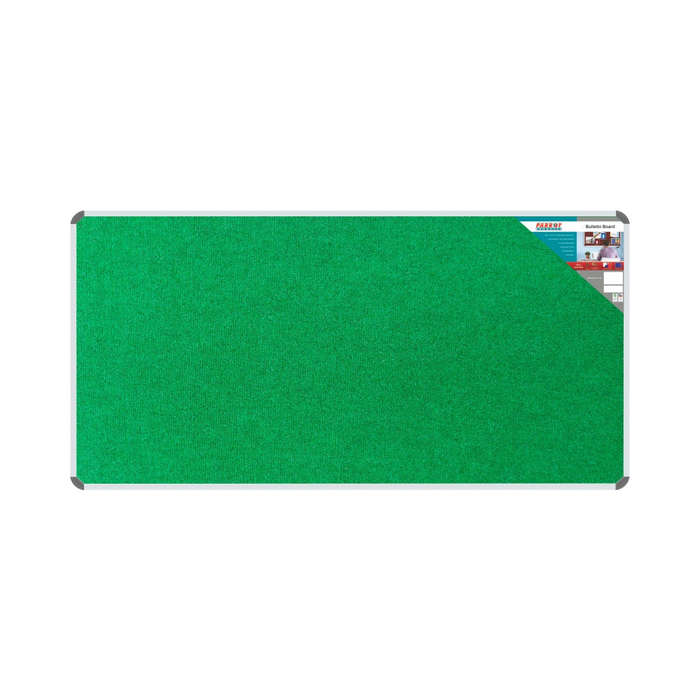 BULLETIN BOARD RIBBED ALUM FRAME 1800*900MM PALM