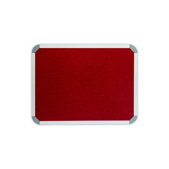 INFO BOARD ALUMINIUM FRAME 600*450MM BURGANDY