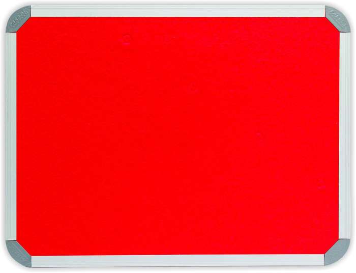 INFO BOARD ALUMINIUM FRAME 1000 * 1000MM RED