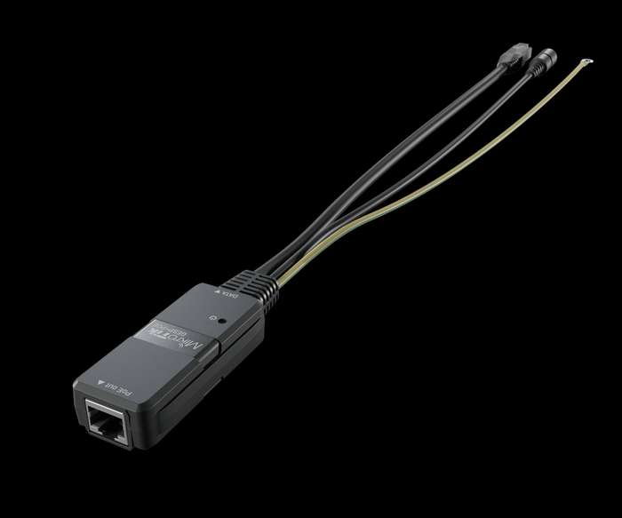 MikroTik Gigabit PoE injector with surge protection, indoor enclosure