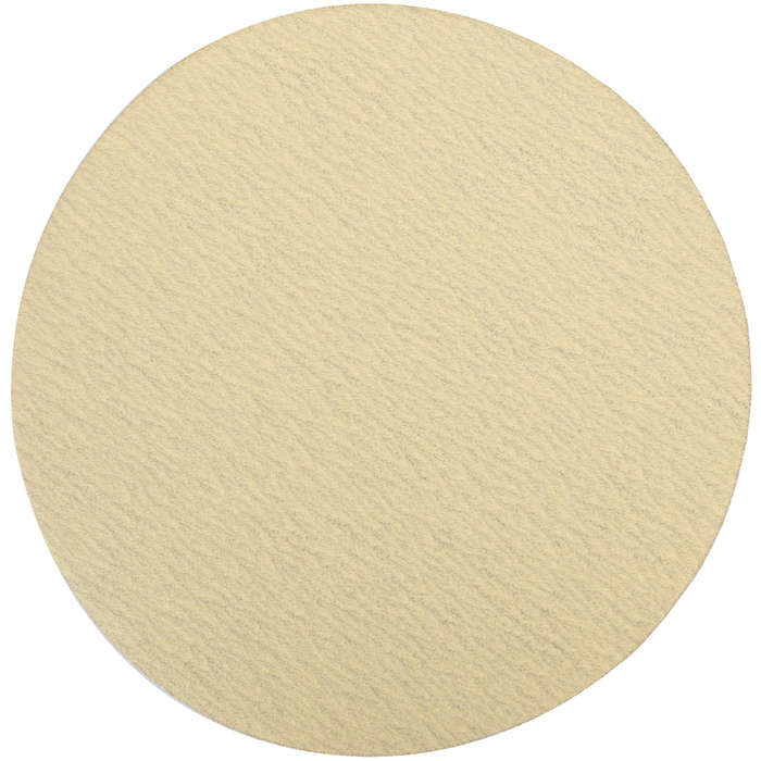 Gold disc (50 pieces) 180 grit 150mm without hole hook and loop