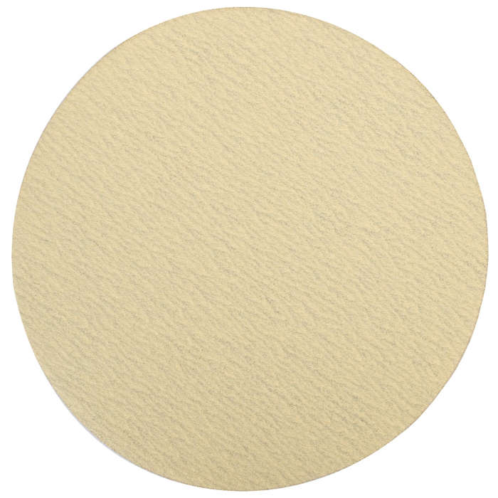 Gold disc (50 pieces) 500 grit 150mm without hole hook and loop