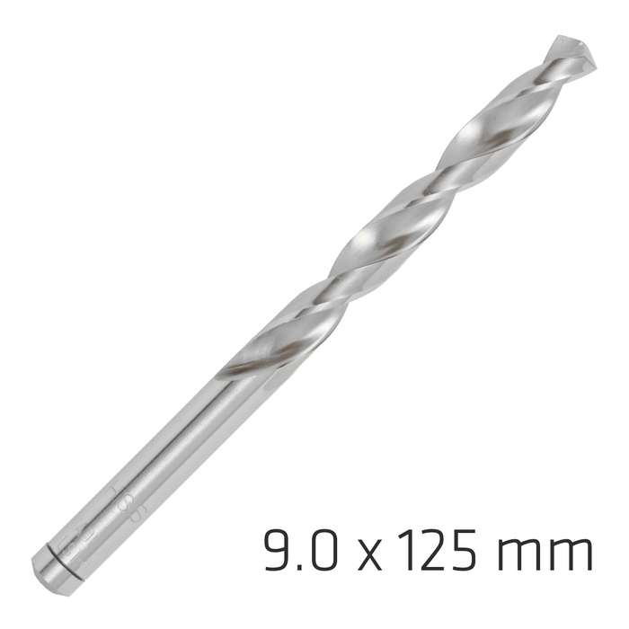 Alpen pro hss 9mm drill din 338 rn 135 split point plastic wallet