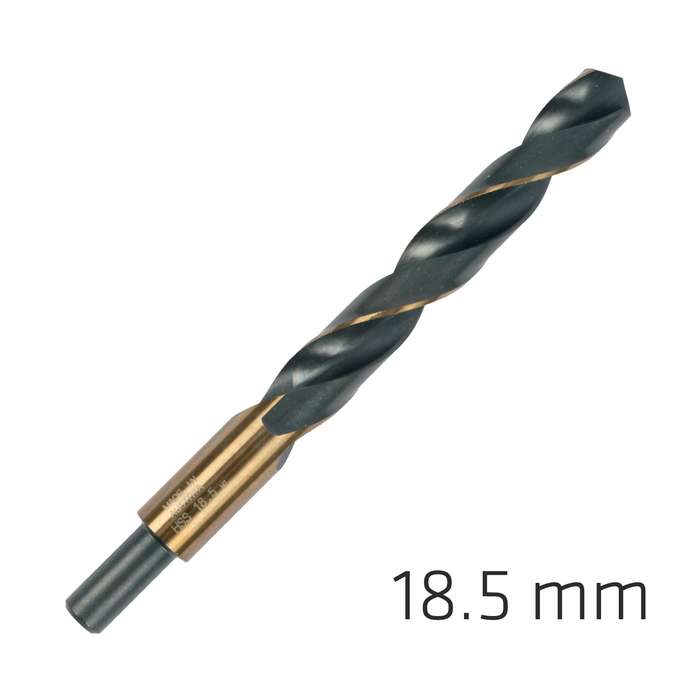 Hss sprint master 18.5mm red shank 12.5mm x1 sleeved din338 alpen dril