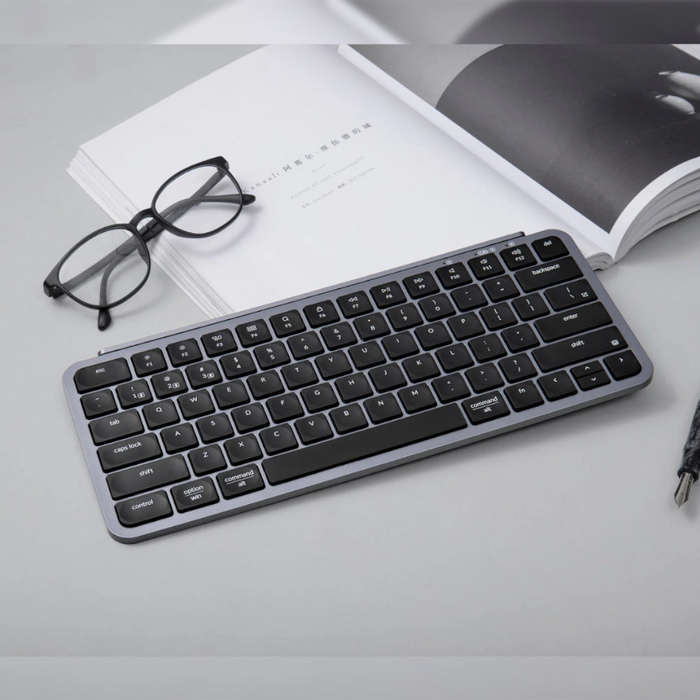 Keychron B1 Pro Ultra-Slim 75% Wireless Keyboard - Space Grey