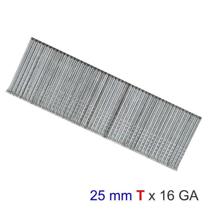Brad nail 16g 25mm (2500) for at0002