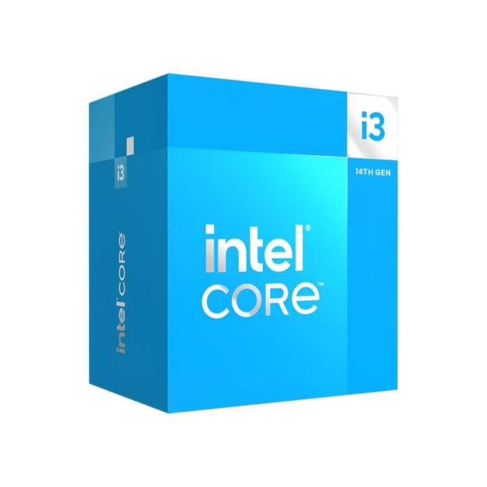Intel Core i3 14100 Up to 4.7GHZ; 4 Core (4P+0E); 8 Thread; 12MB Smartcache; 60W TDP; Intel® Lam...