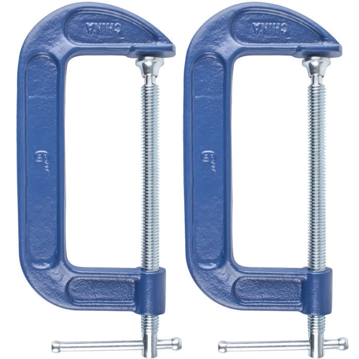 Clamp g heavy duty 150mm twin pack 6'