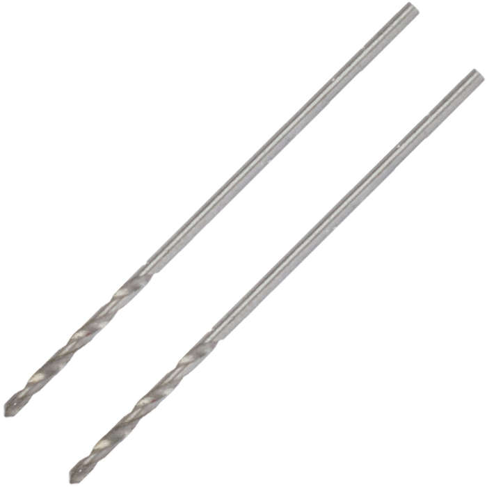 Drill hss 1.0mm 2/card industrial bit