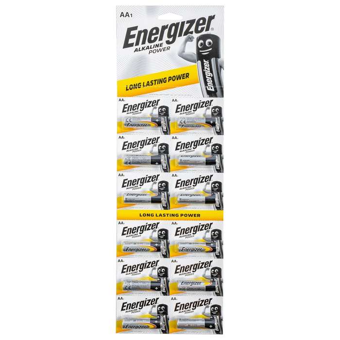 Energizer power aa - 12 pack strip