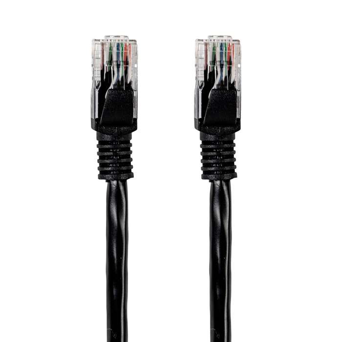 Gizzu Cat6 UTP Fly Lead Ethernet Network Cable 2m  Black