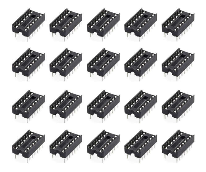 Ic socket w=0.3" 14w std stamped pin - 34/tube iss14t1-03-rh